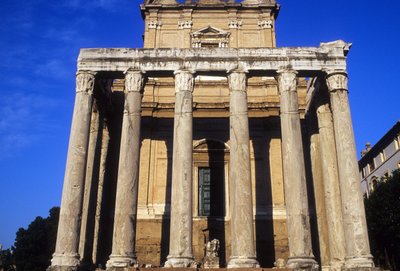 Temple of Antoninus and Faustina, Dedicated 141 AD by Roman